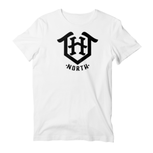 White Shirt | Black Logo